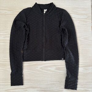 Booty By Brabants Black Textured Zip-Up Jacket